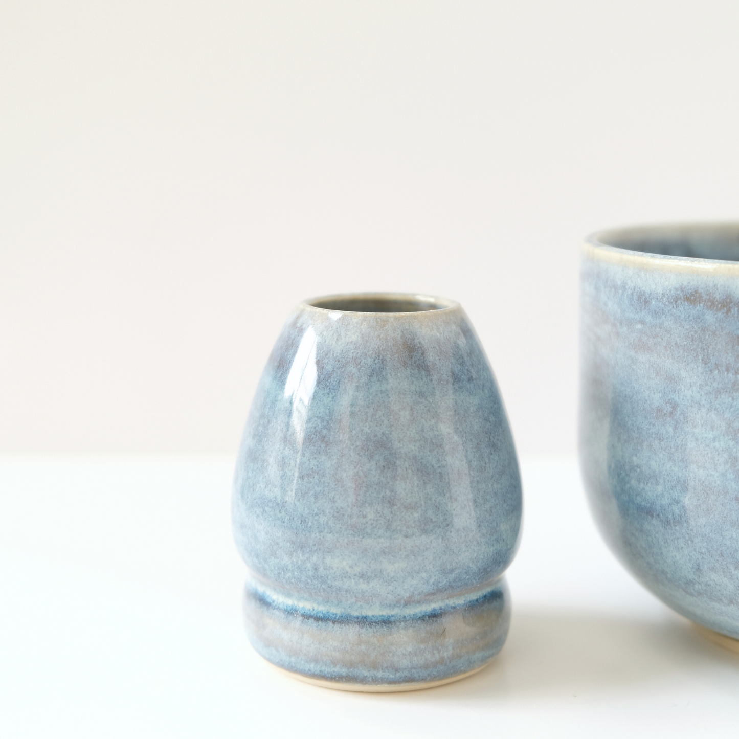 Floating Blue Round Matcha Set