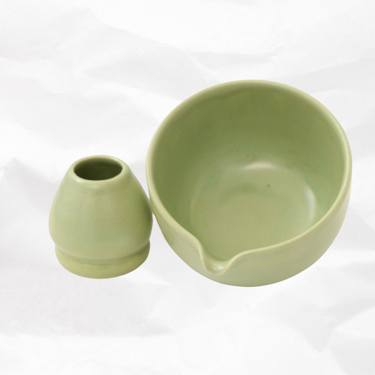 Satin Mint Matcha Set