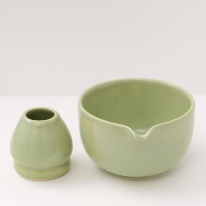 Satin Mint Matcha Set