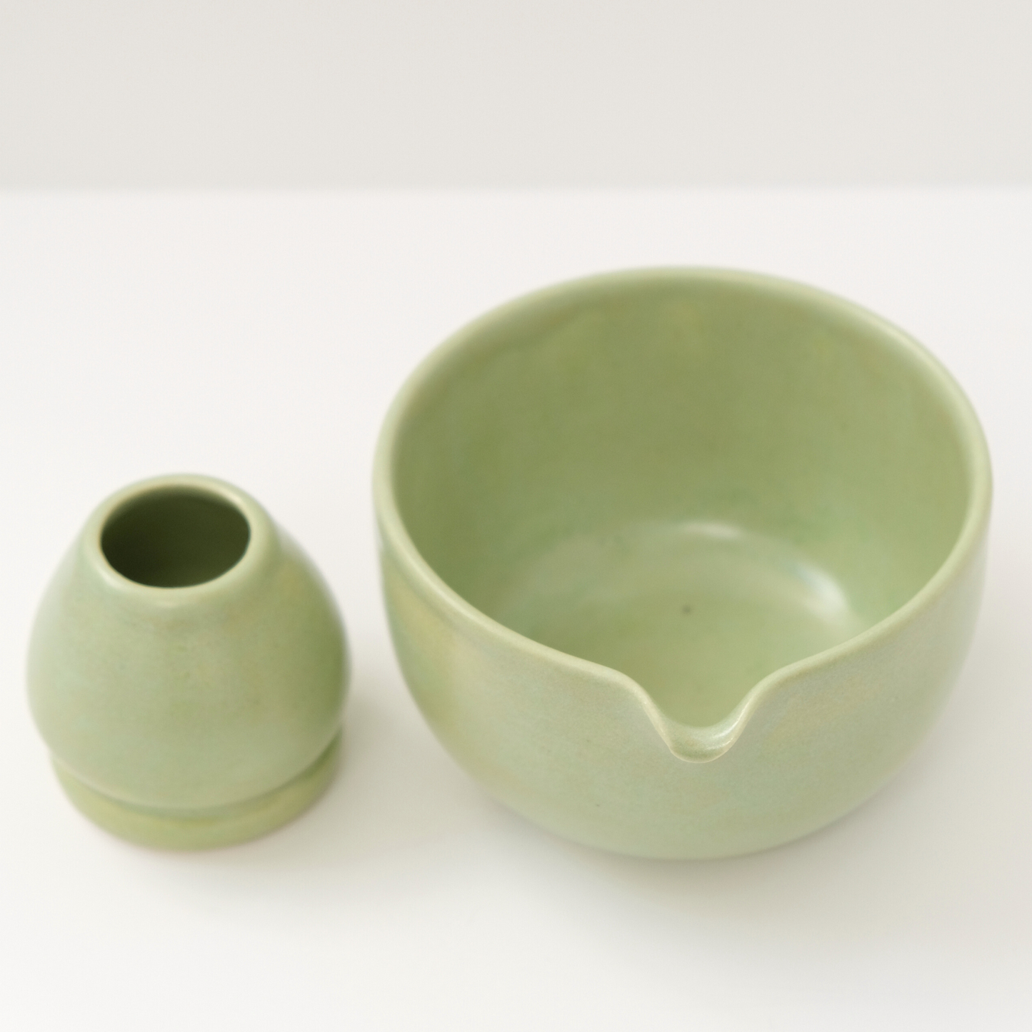 Satin Mint Matcha Set