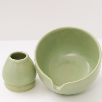 Satin Mint Matcha Set