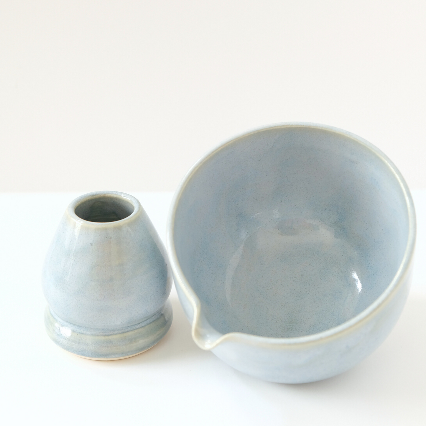 *SECONDS* Baby Blue Round Matcha Set